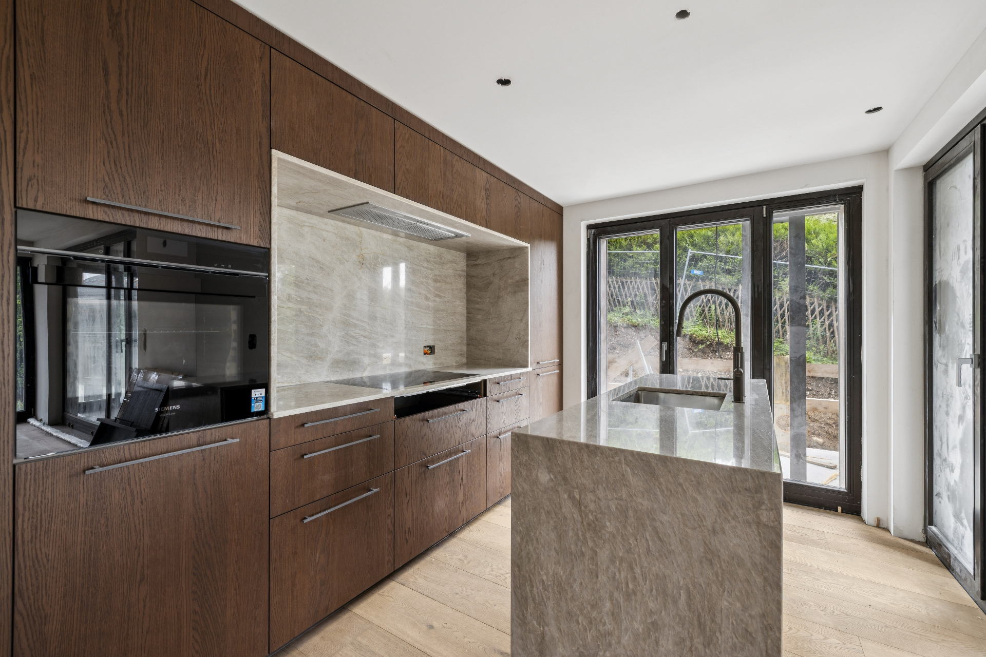 Kitchen — quartzite island