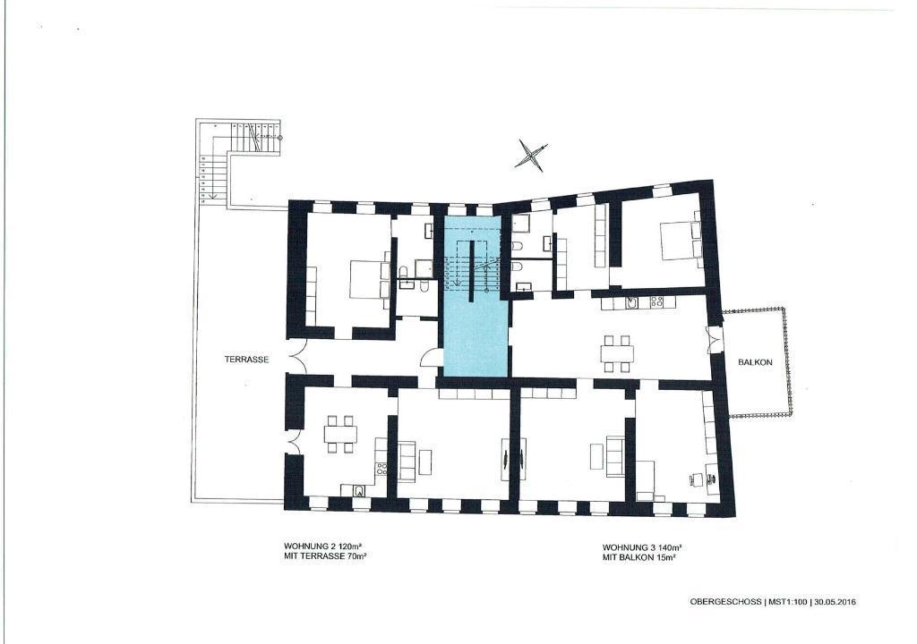 Étage — Logements 2 & 3