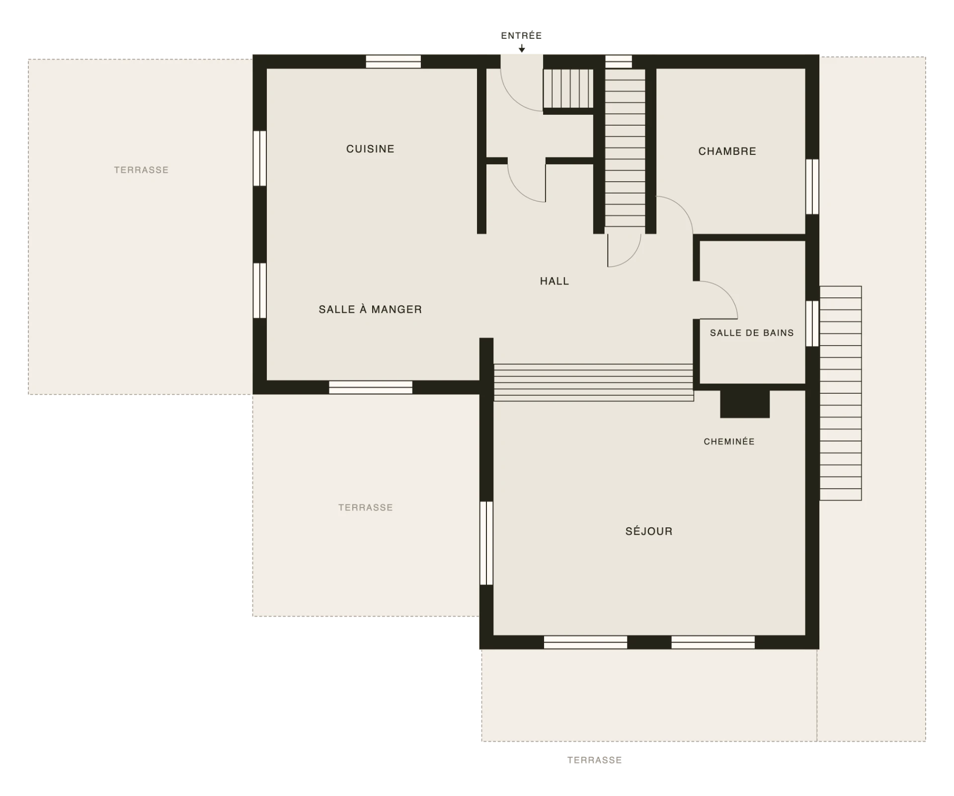 Plan du rez-de-chaussée