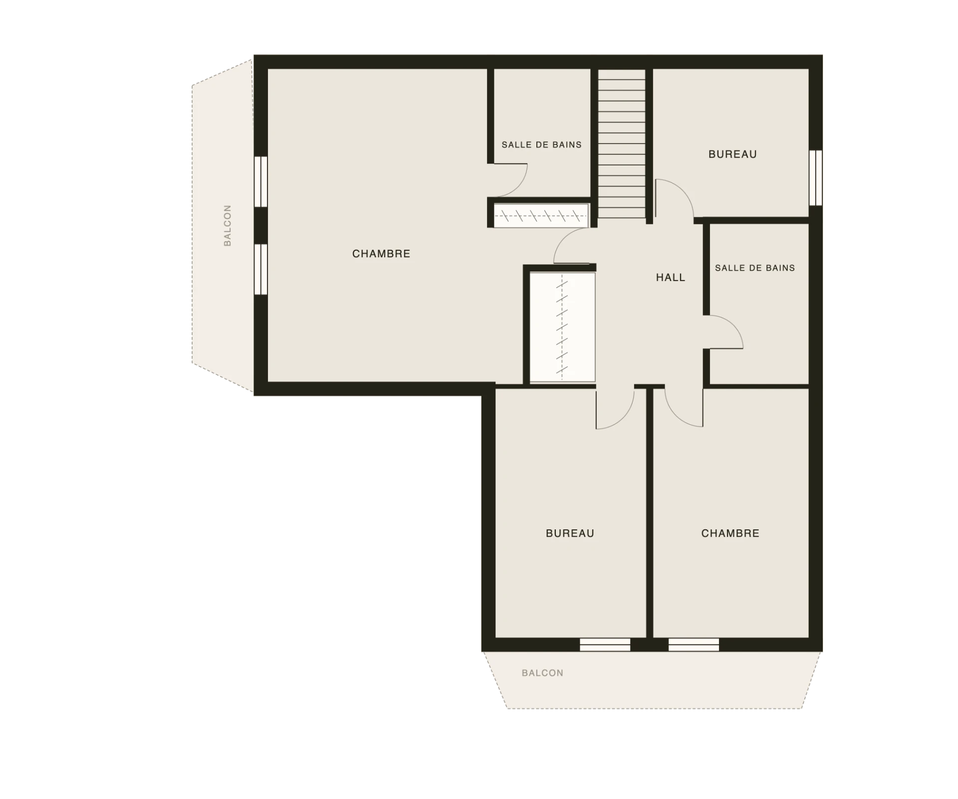 Plan de l’étage